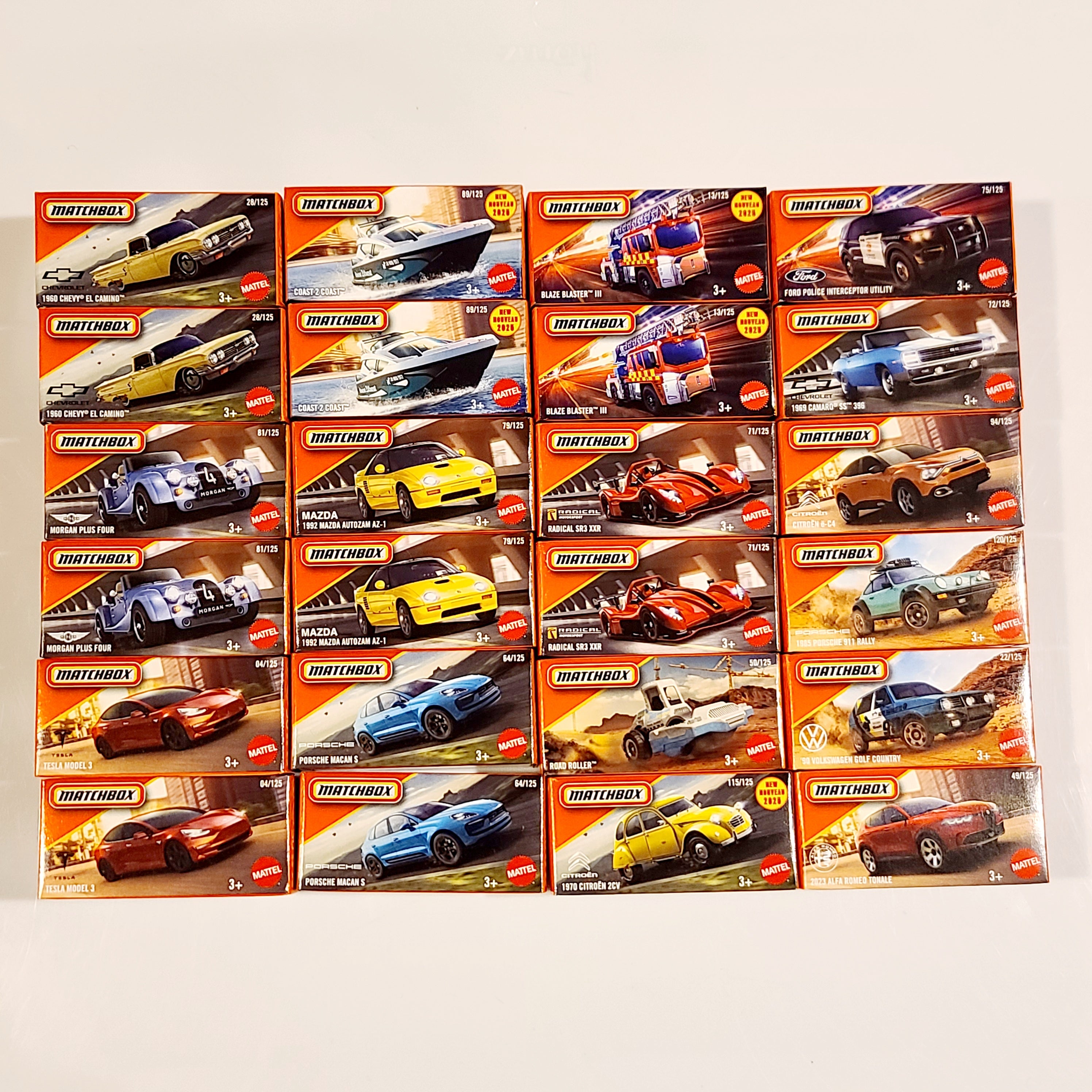 Matchbox Power Grabs 2025 Case E - Full Case 24 Count